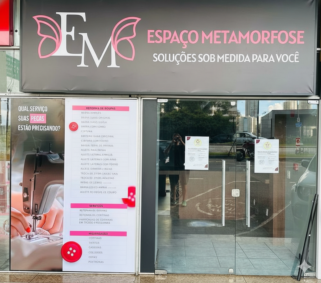 Loja Espaço Metamorfose - Ambiente acolhedor e profissional